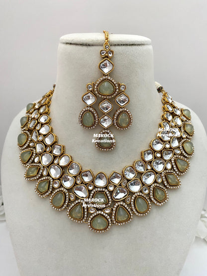 Patriza Sabyasachi inspired Premium Quality Kundan Statement Necklace set