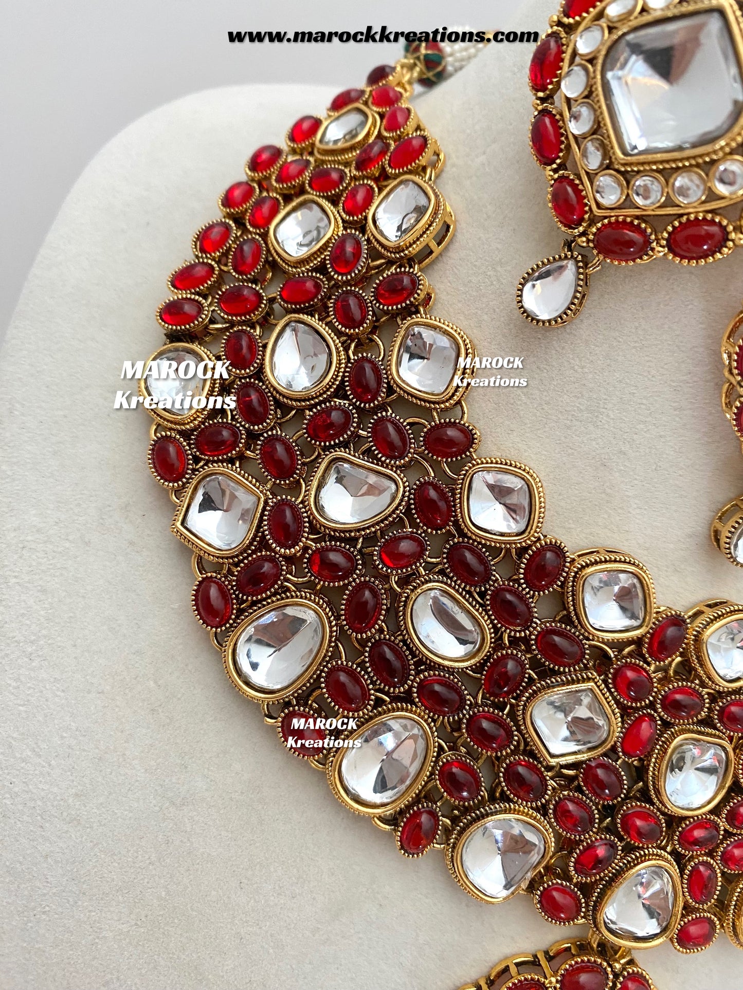 Roksana Sabyasachi inspired Premium Quality Kundan Statement Necklace set