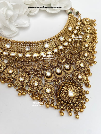 Manara Premium Quality Gold Plated Bridal set
