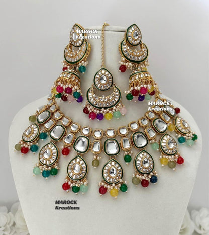 Saaniya Kundan Necklace set