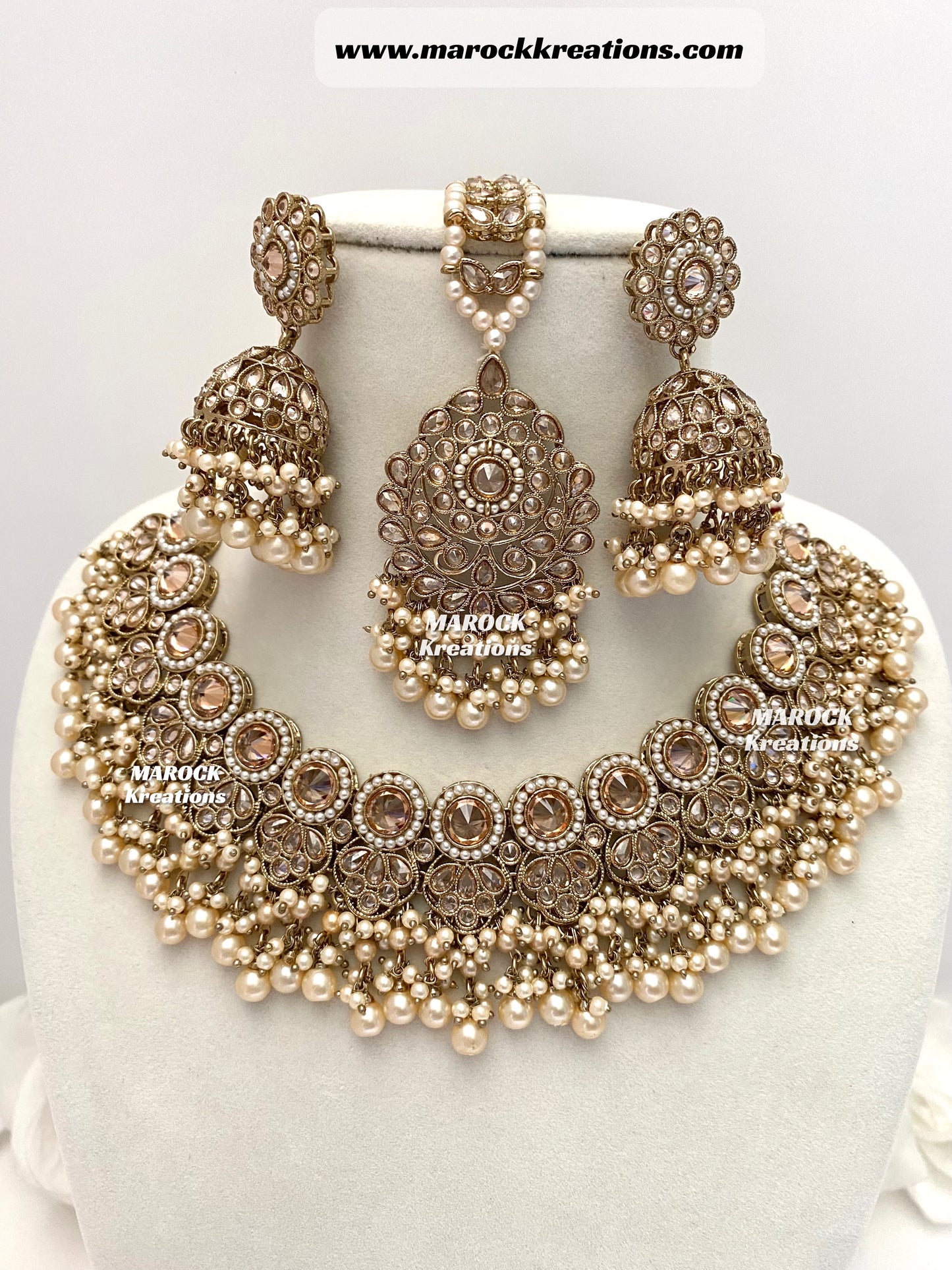 Aalia Antique Polki Necklace set