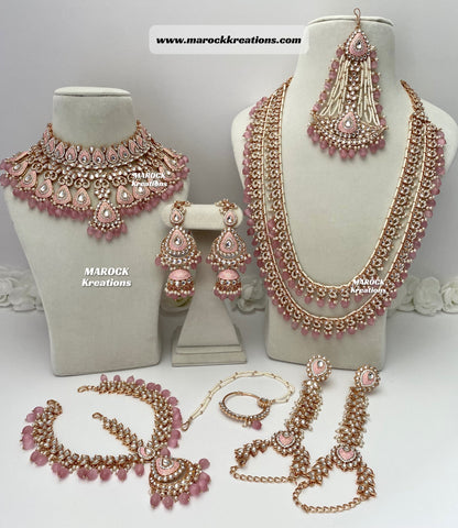 Premium Quality Kundan Meenakari Bridal set/Indian bridal jewelry