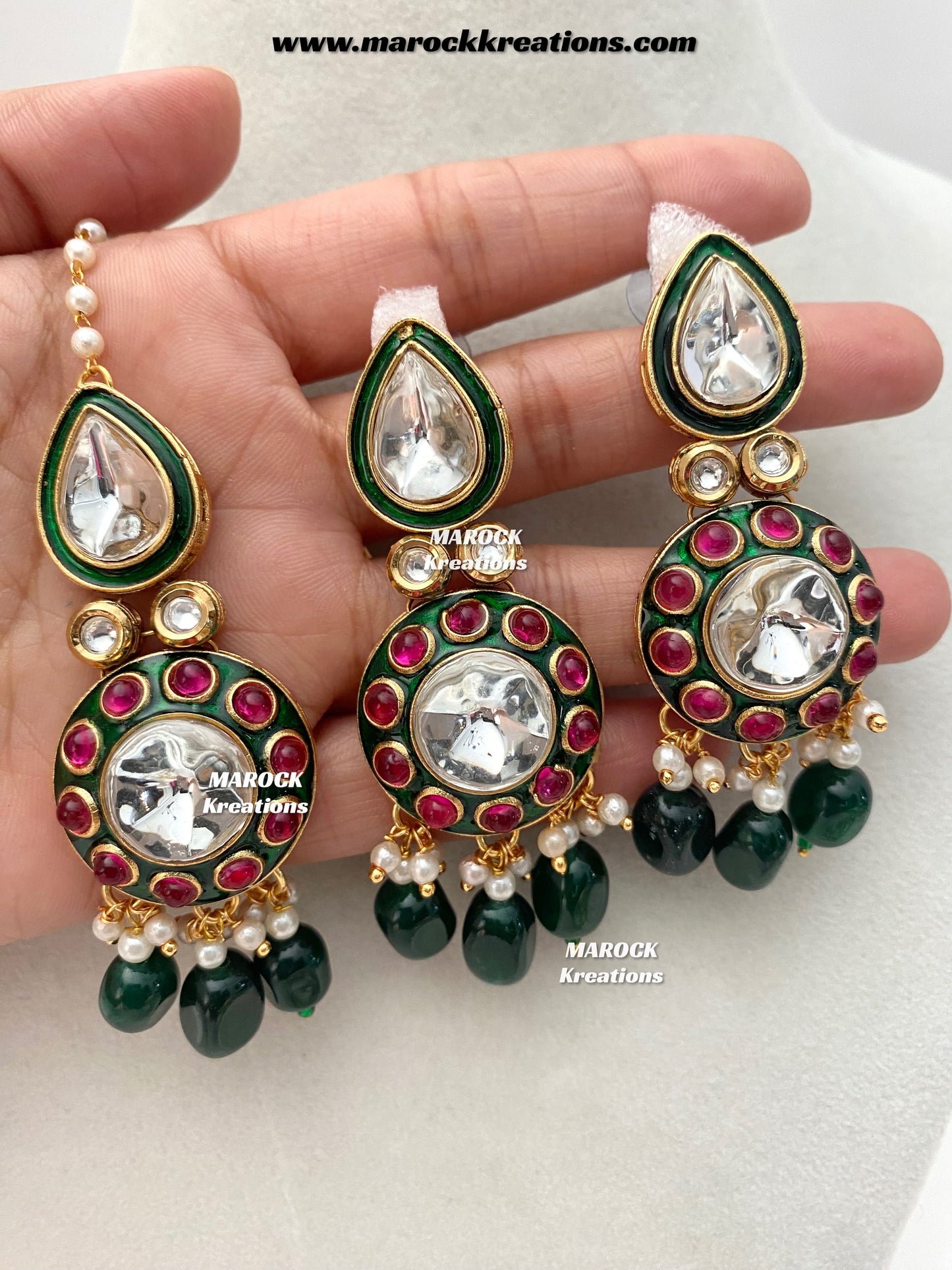 Saliha Premium Quality uncut Kundan choker set
