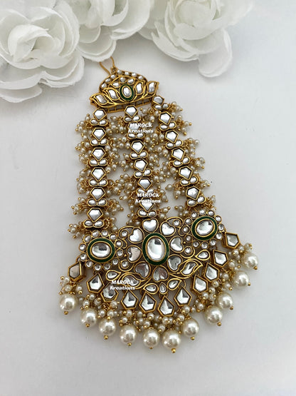 Oversized Kundan Jhoomer/Passa