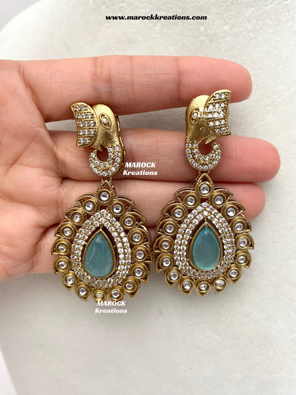 Eshita Sabyasachi inspired Premium Quality Moissanite Kundan Statement Necklace set