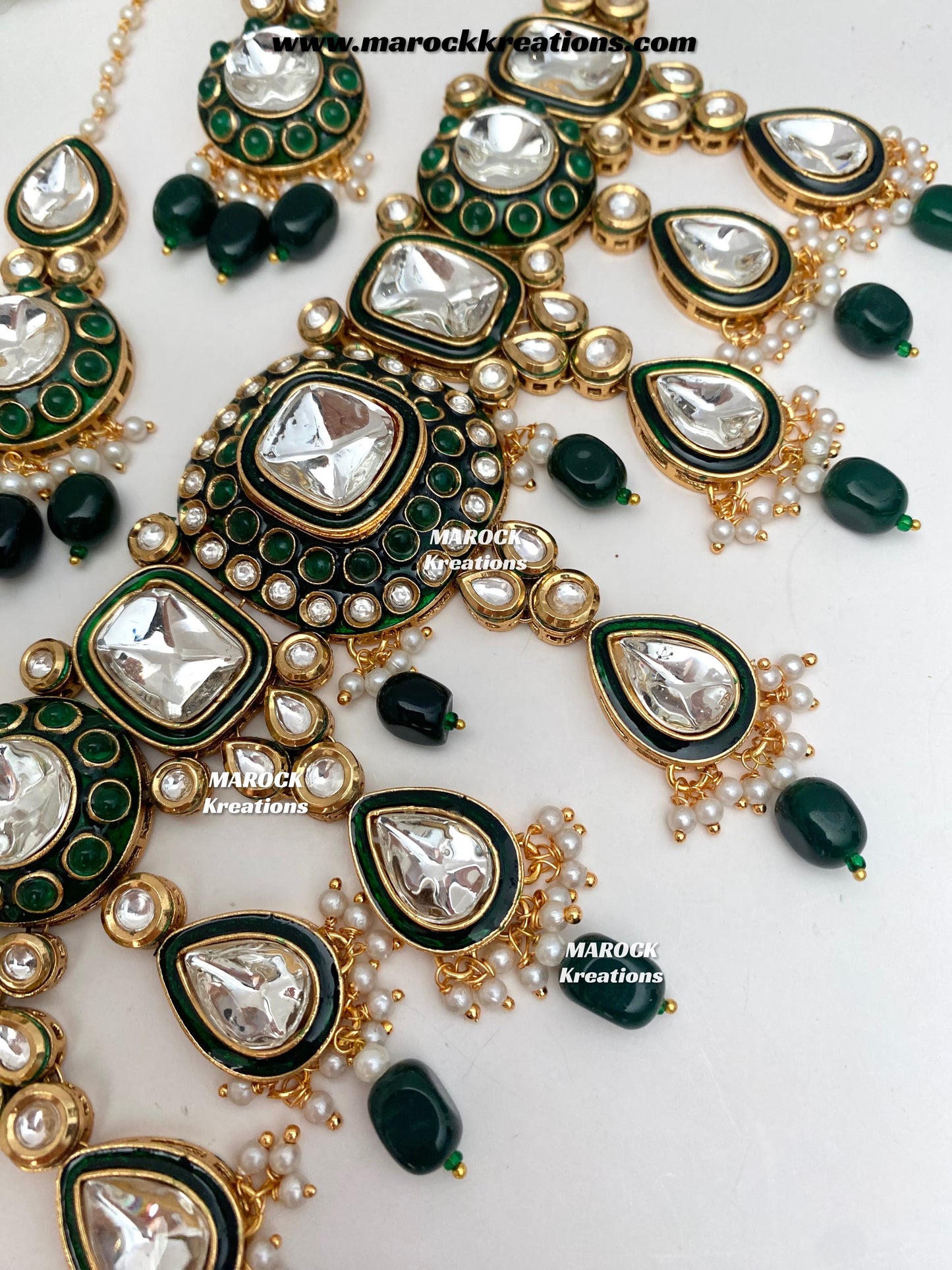 Saliha Premium Quality uncut Kundan choker set