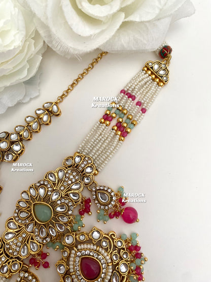 Mahima Premium Quality Kundan Choker set