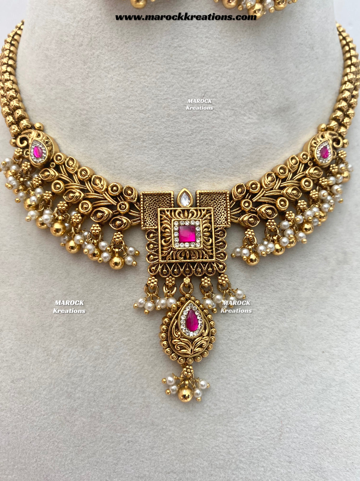 Kayla Premium Quality Gold Plated necklace set