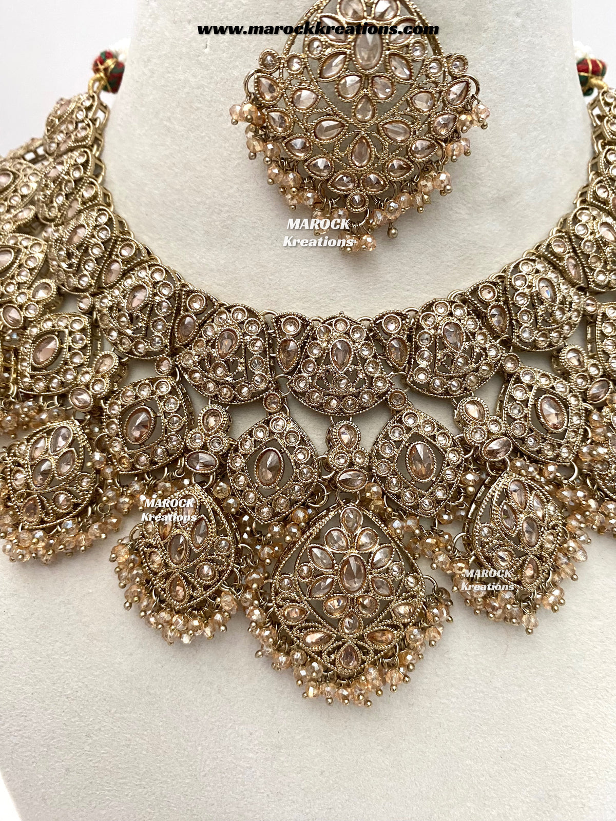Shradha Polki Statement Necklace set/Bridal set