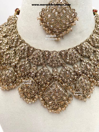 Shradha Polki Statement Necklace set/Bridal set