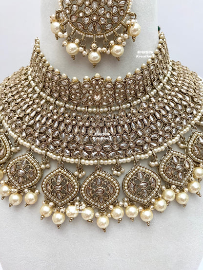 Tashi Premium Quality Polki Statement Bridal set