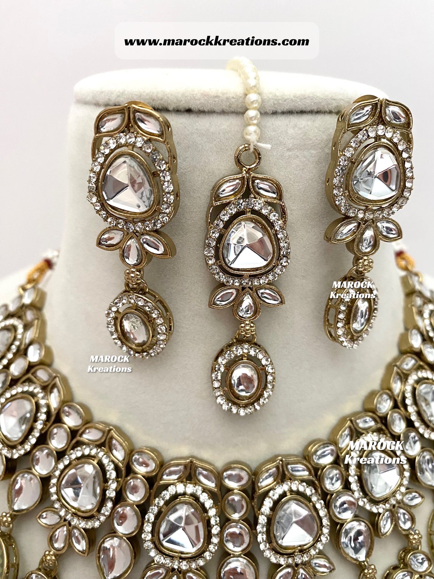 Noor Kundan Statement Necklace set