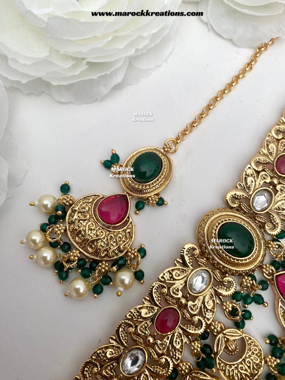 Zalifa Premium Quality Gold Plated choker set