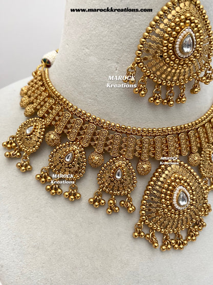 Zabina Premium Quality Gold plated necklace set
