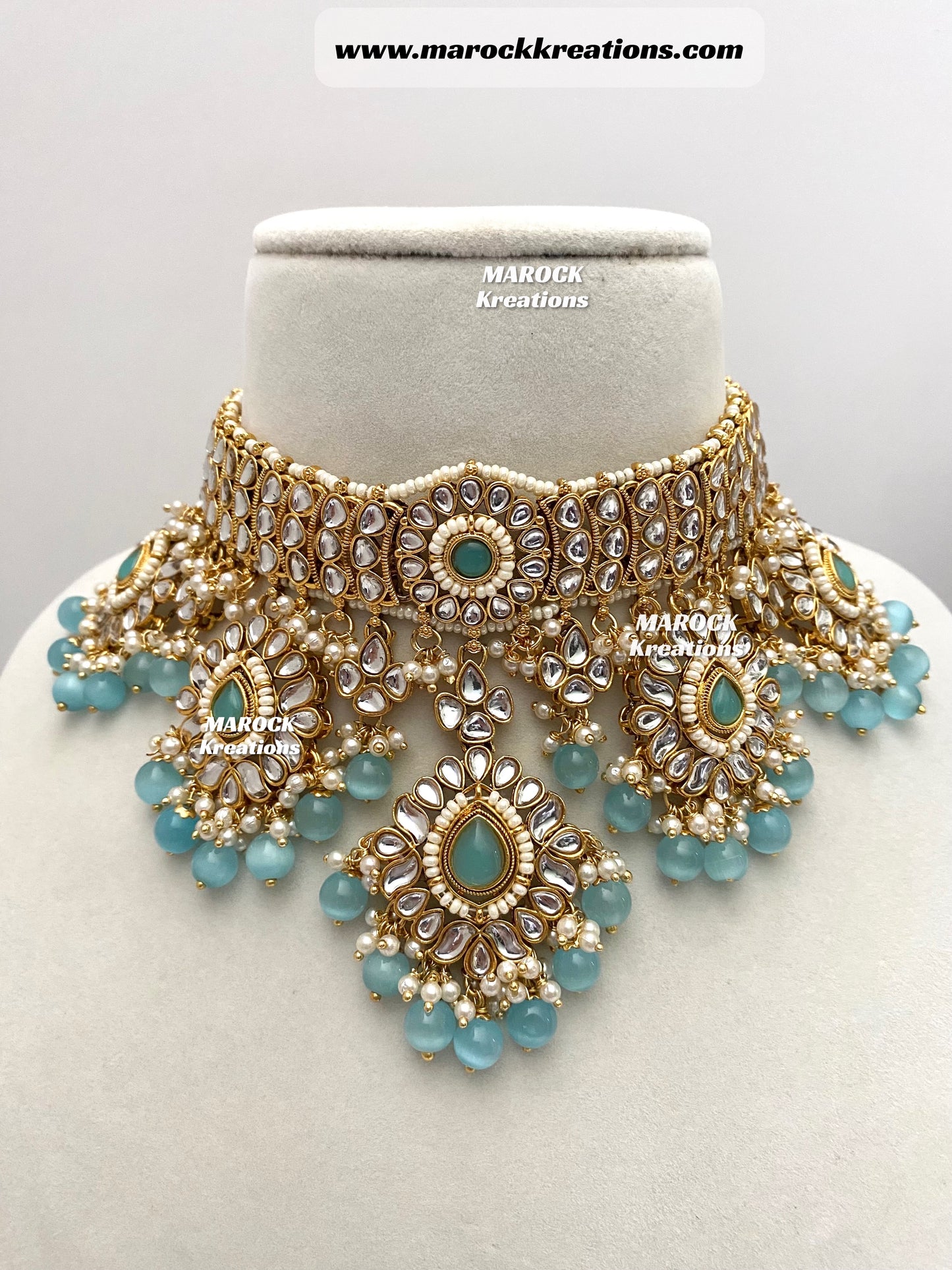 Premium Quality Kundan Bridal set/Indian bridal jewelry