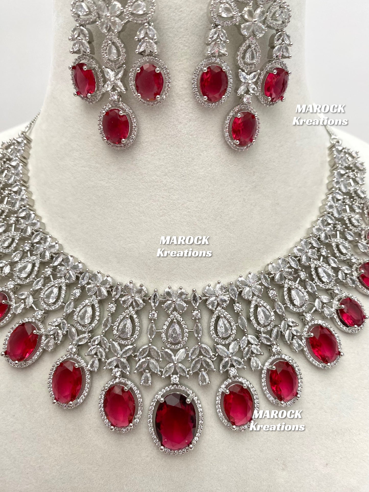 Amaya American Diamond Necklace set