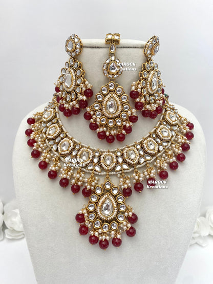 Sania Premium Quality Kundan Necklace set