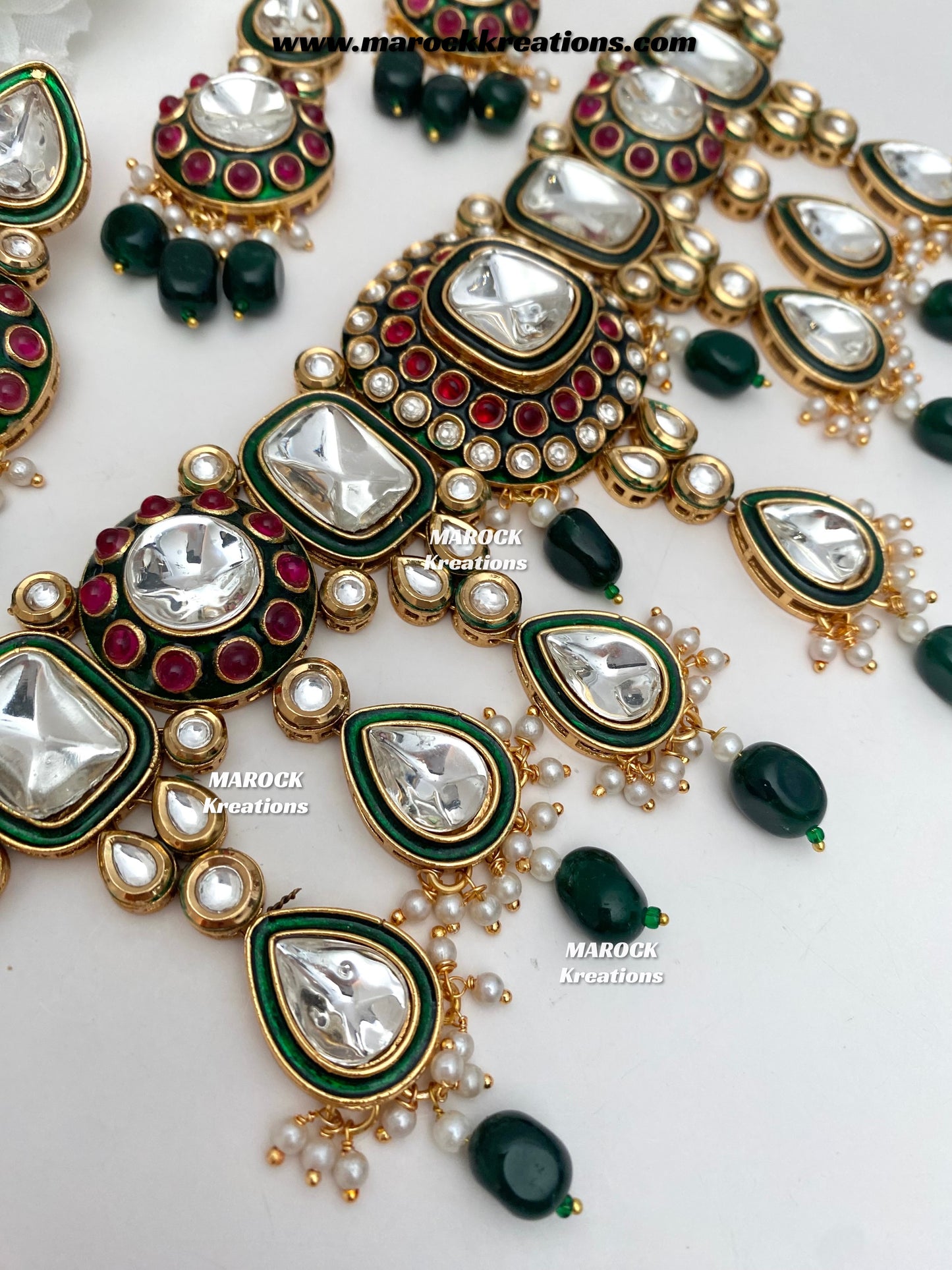 Saliha Premium Quality uncut Kundan choker set