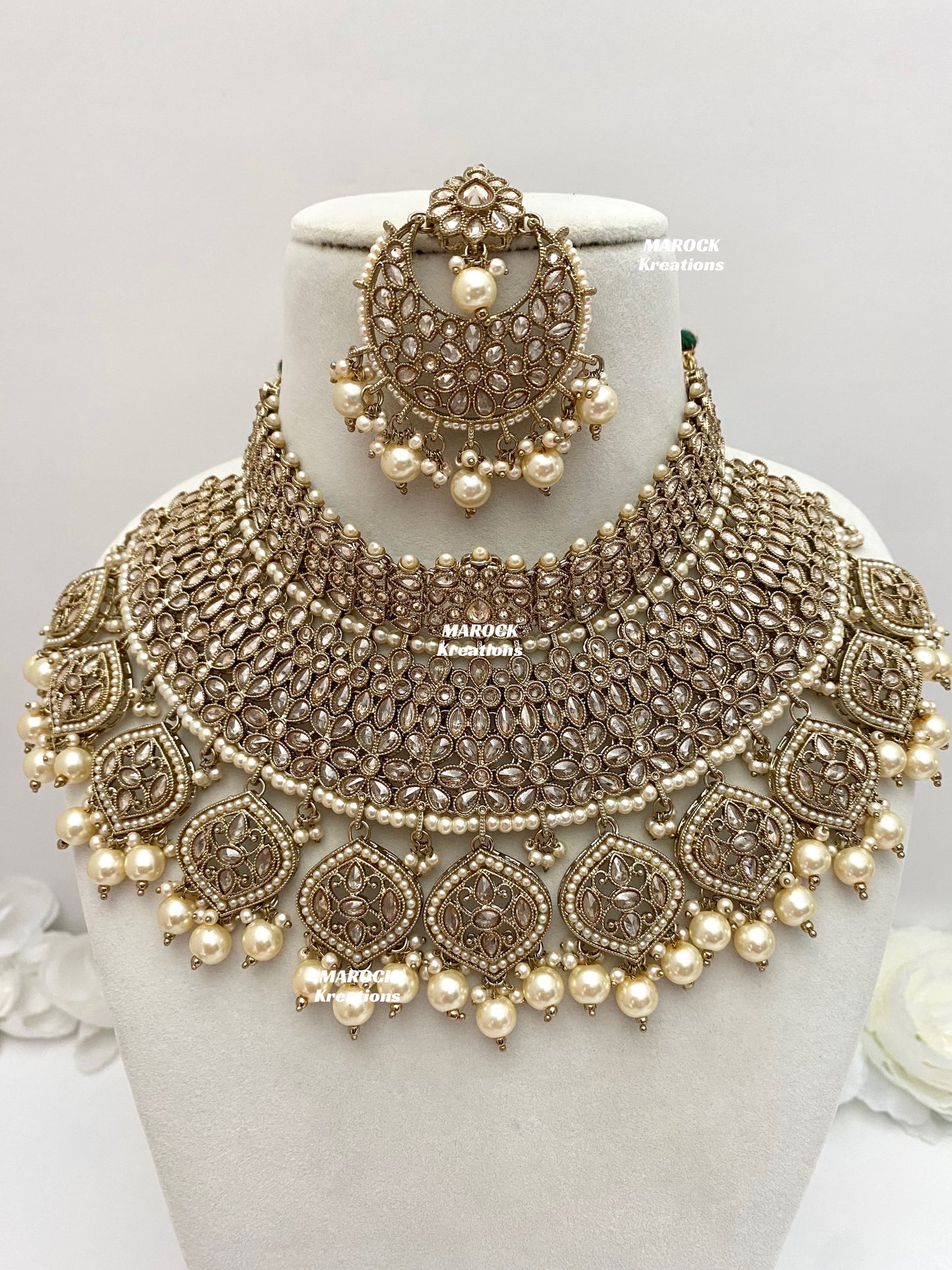 Tashi Premium Quality Polki Statement Bridal set