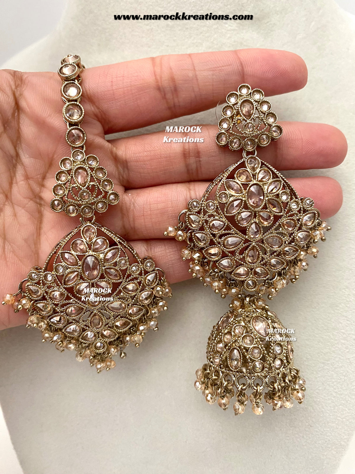 Shradha Polki Statement Necklace set/Bridal set