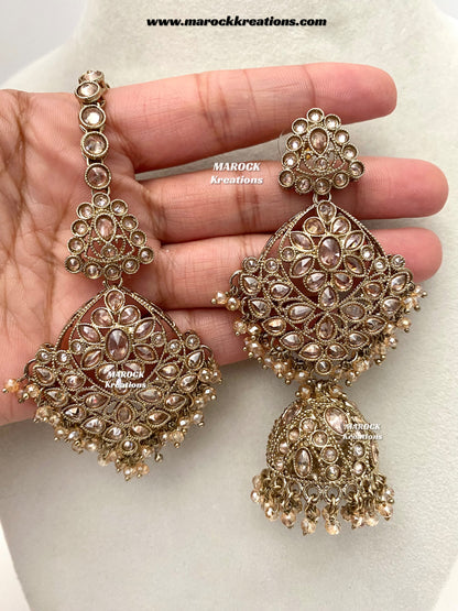 Shradha Polki Statement Necklace set/Bridal set