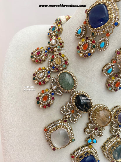 Niharika Sabyasachi inspired Premium Quality Kundan statement choker/necklace set