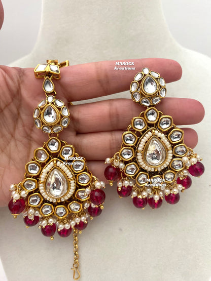 Sania Premium Quality Kundan Necklace set