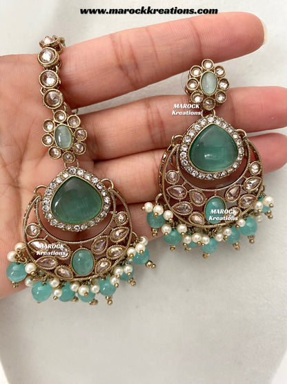 Kinjal Premium Quality Polki and Monalisa Statement Choker set
