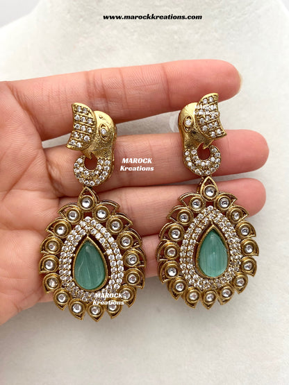 Eshita Sabyasachi inspired Premium Quality Moissanite Kundan Statement Necklace set