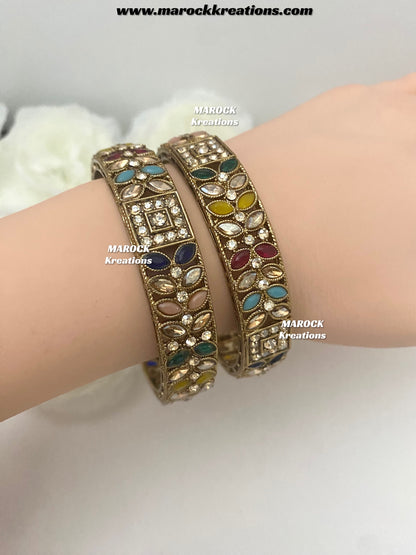 Antique Polki Bangles/Kade