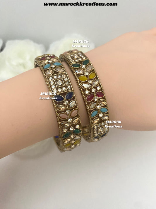 Antique Polki Bangles/Kade