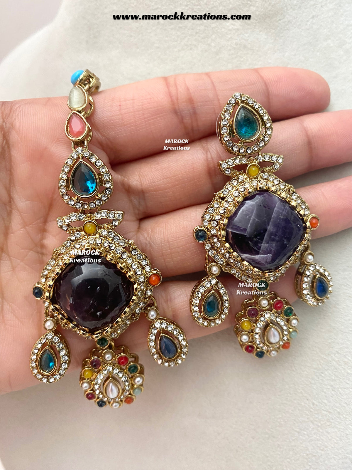 Niharika Sabyasachi inspired Premium Quality Kundan statement choker/necklace set