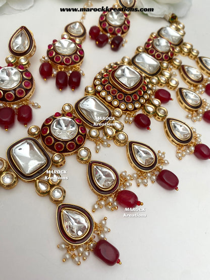 Saliha Premium Quality uncut Kundan choker set