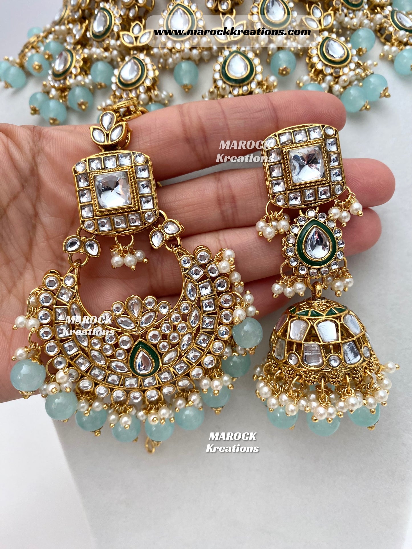 Zoya Premium Quality Kundan Statement Necklace set