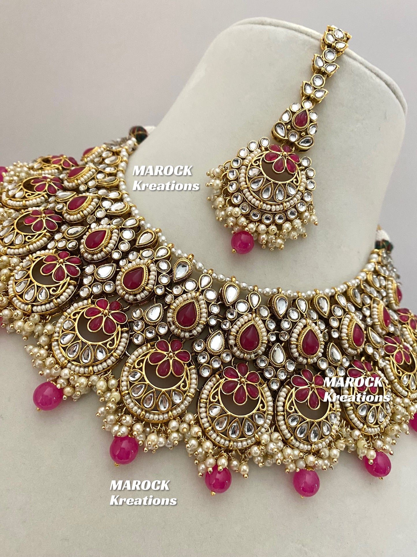 Premium Quality Kundan Necklace set