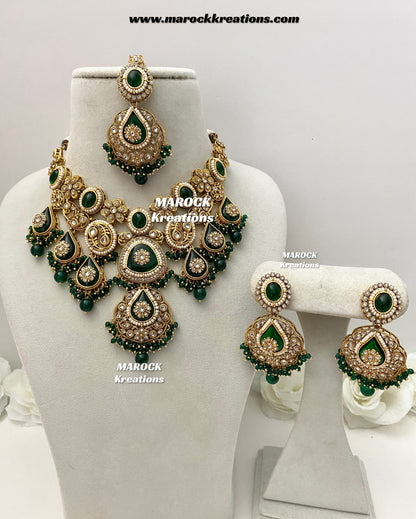 Rufsana Sabyasachi inspired Premium Quality Kundan statement necklace set