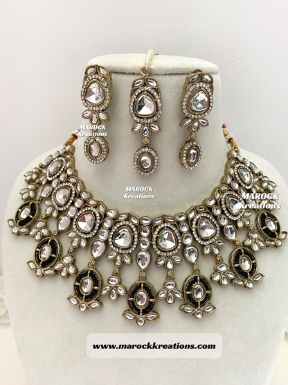 Noor Kundan Statement Necklace set