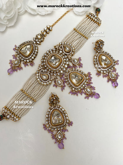 Aarzoo Kundan Statement Choker set