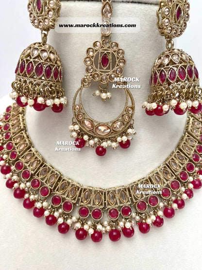 Alisha Antique Polki Choker/Necklace sets