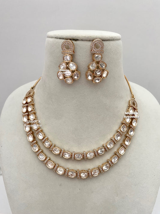 Shail Tyani inspired Premium Quality Kundan Necklace set