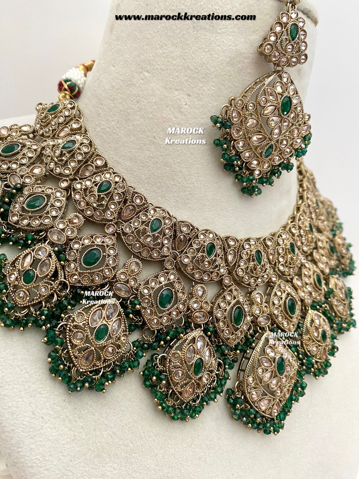 Shradha Polki Statement Necklace set/Bridal set