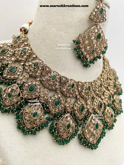 Shradha Polki Statement Necklace set/Bridal set