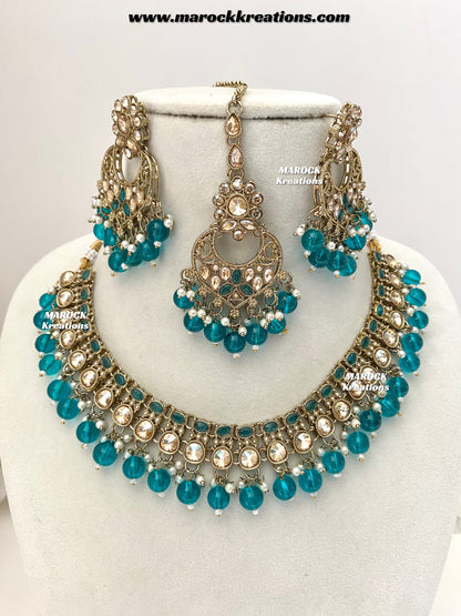 Shefa Polki Necklace set