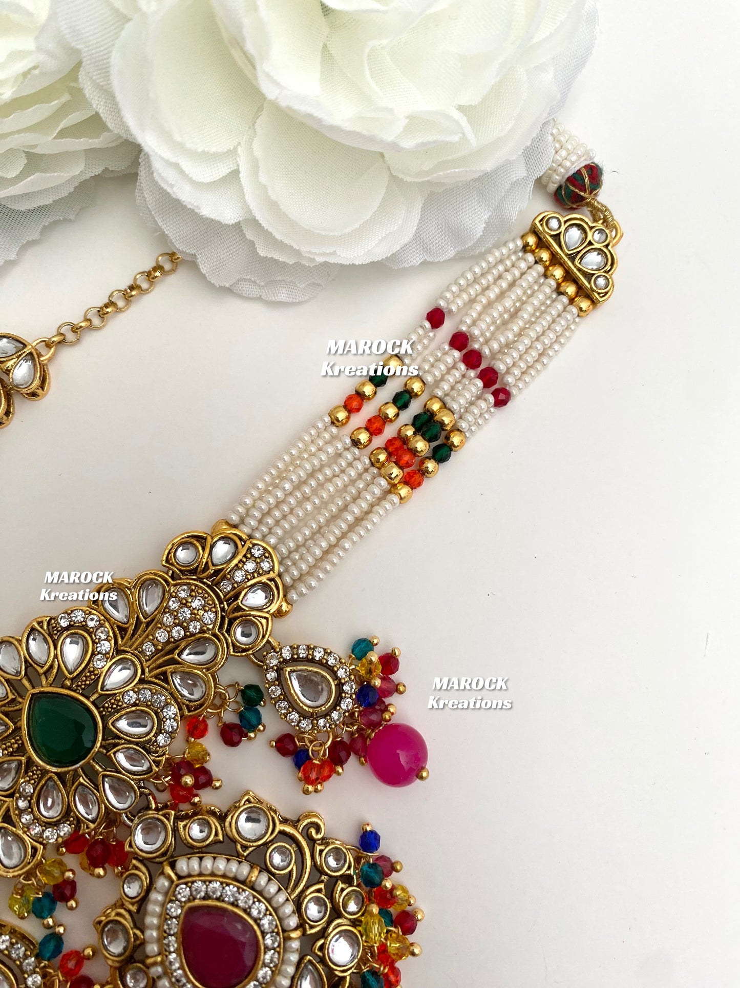 Mahima Premium Quality Kundan Choker set