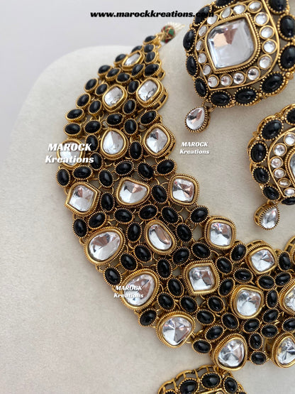 Roksana Sabyasachi inspired Premium Quality Kundan Statement Necklace set
