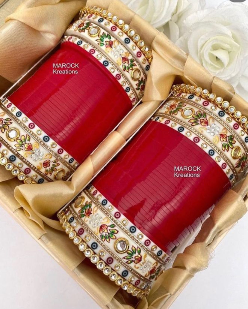 Kundan Bridal Choora/Bridal Bangles