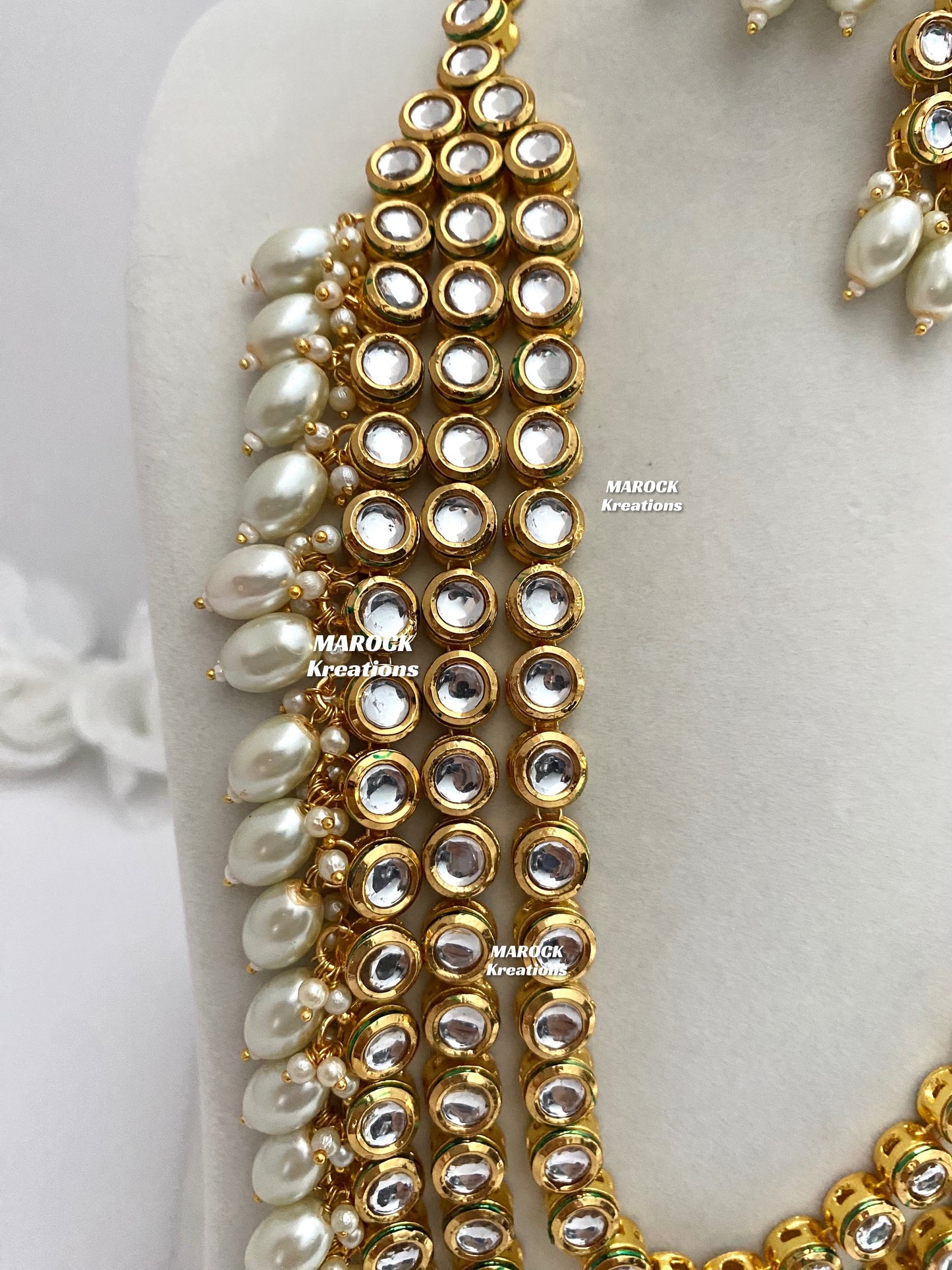 Kundan Back side Meenakari Rani Haar/Long necklace