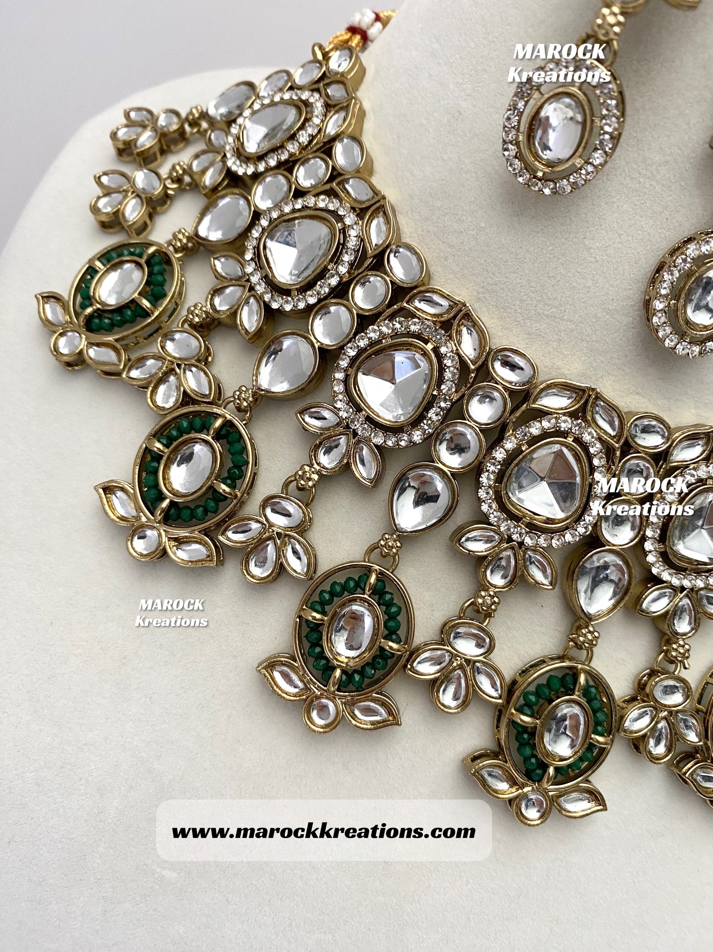 Noor Kundan Statement Necklace set