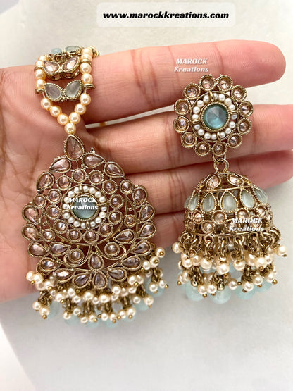 Aalia Antique Polki Necklace set