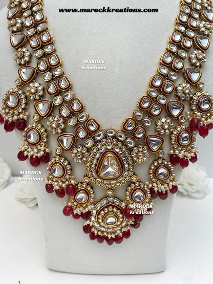 Nayema Premium Quality Kundan Statement Bridal set